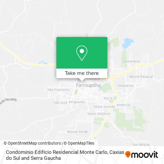 Condomínio Edifício Residencial Monte Carlo map