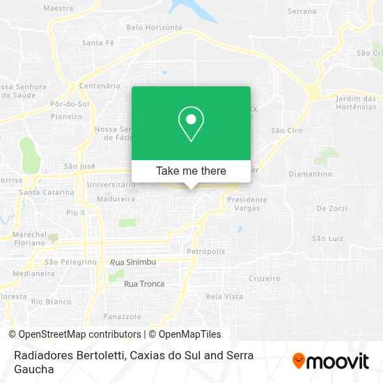 Radiadores Bertoletti map
