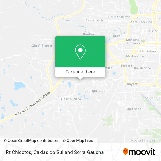 Rt Chicotes map