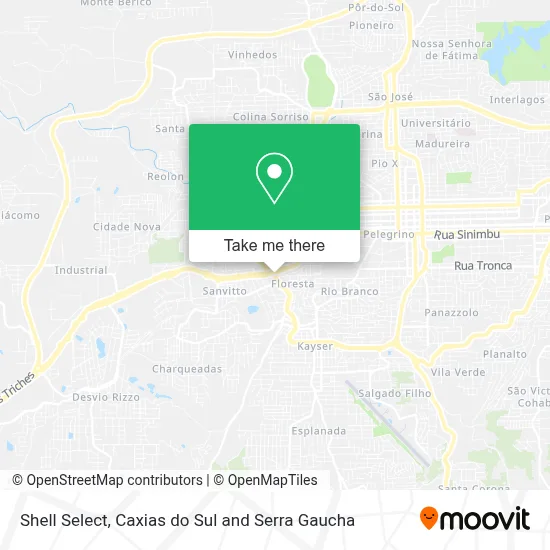 Shell Select map