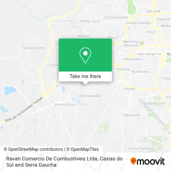 Ravan Comercio De Combustiveis Ltda map