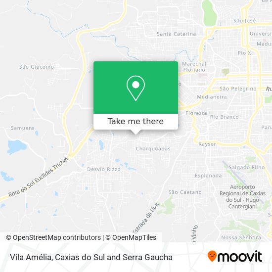 Vila Amélia map