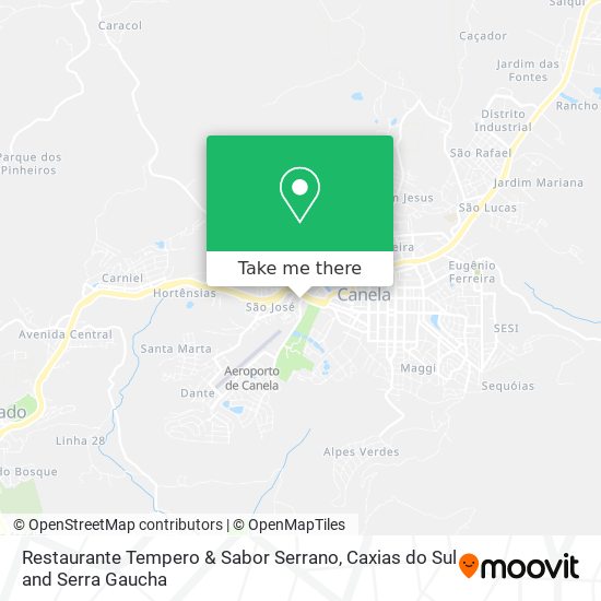Restaurante Tempero & Sabor Serrano map