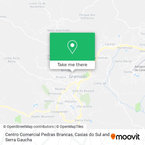 Centro Comercial Pedras Brancas map