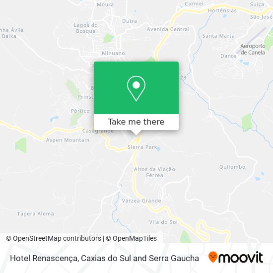 Hotel Renascença map