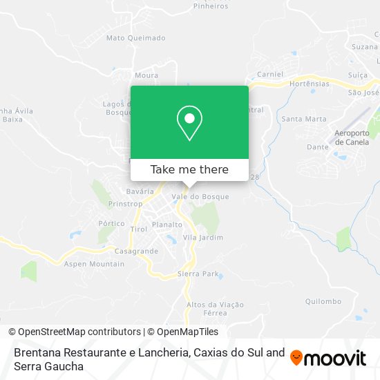 Brentana Restaurante e Lancheria map