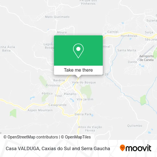 Casa VALDUGA map