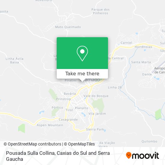 Pousada Sulla Collina map