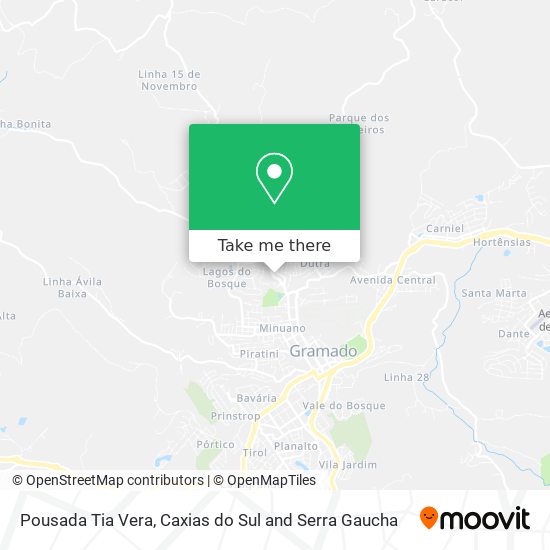 Pousada Tia Vera map
