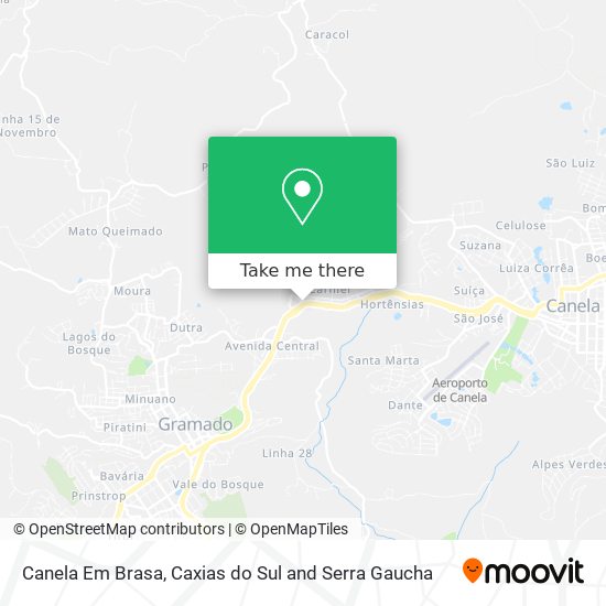 Canela Em Brasa map