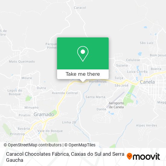 Mapa Caracol Chocolates Fábrica