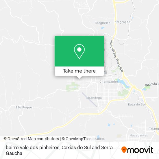 bairro vale dos pinheiros map