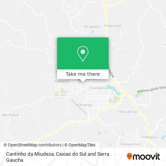 Cantinho da Miudeza map