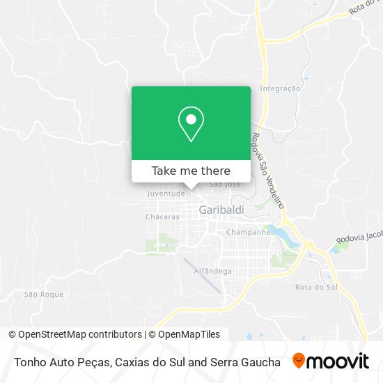 Tonho Auto Peças map