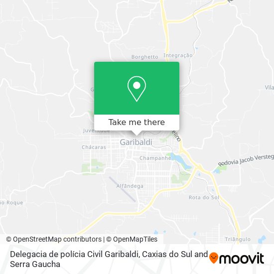Delegacia de polícia Civil Garibaldi map