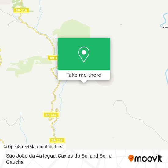 São João da 4a légua map