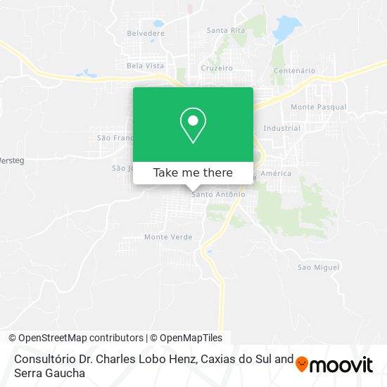 Consultório Dr. Charles Lobo Henz map