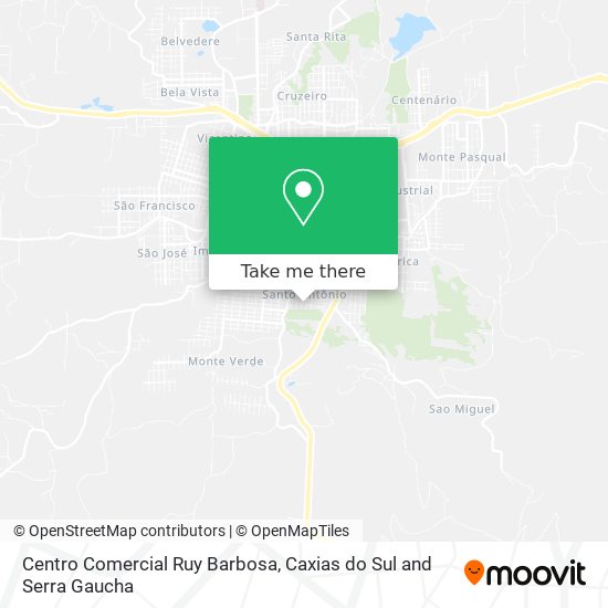 Mapa Centro Comercial Ruy Barbosa