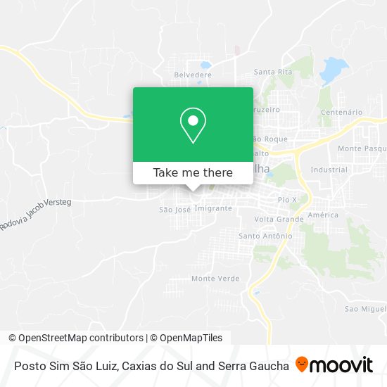 Posto Sim São Luiz map