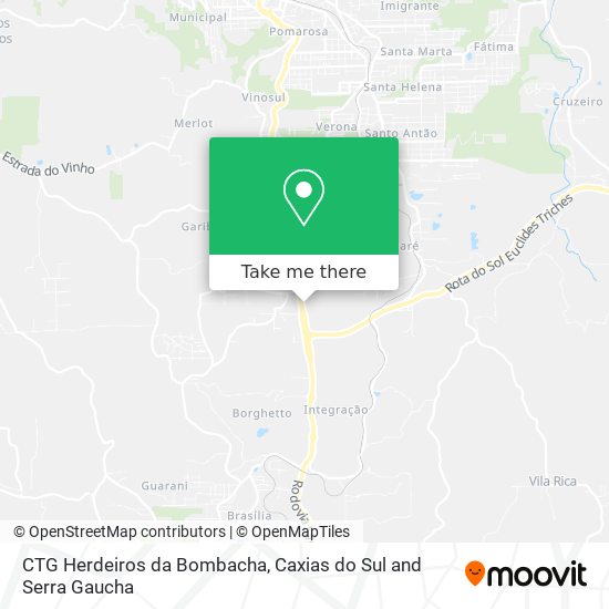 CTG Herdeiros da Bombacha map