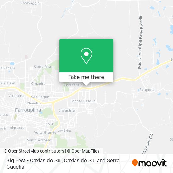 Big Fest - Caxias do Sul map