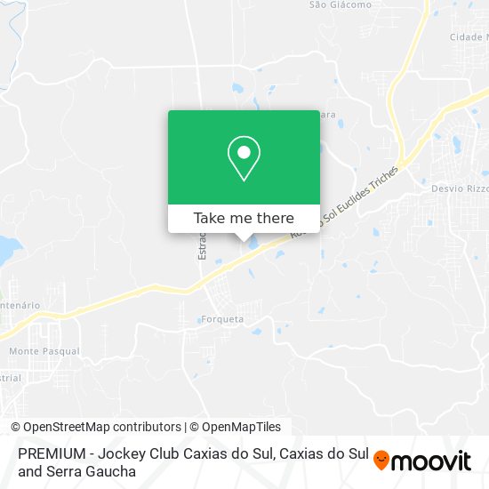 PREMIUM - Jockey Club Caxias do Sul map