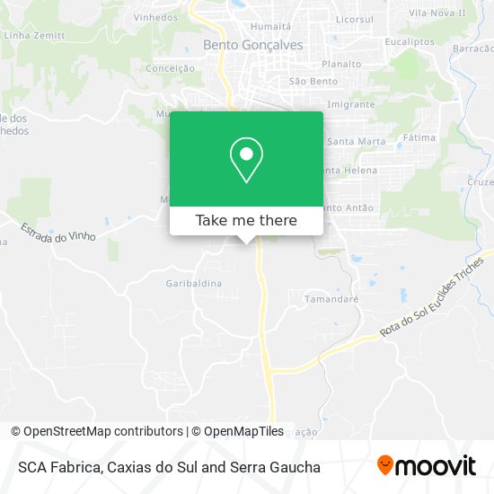SCA Fabrica map