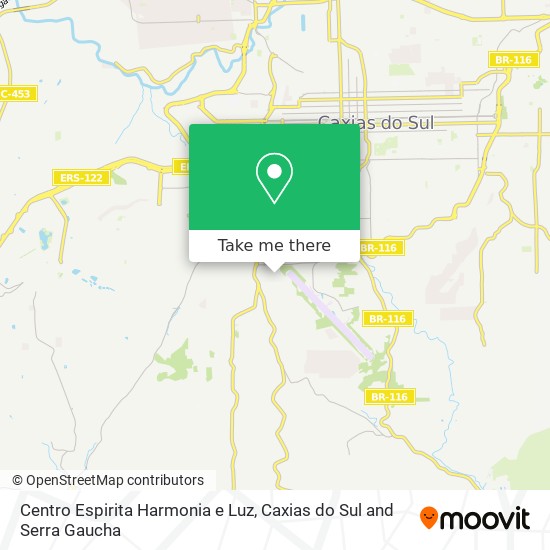 Centro Espirita Harmonia e Luz map