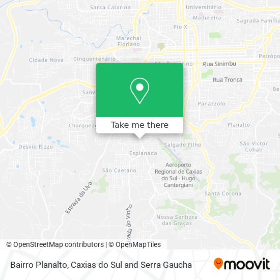Bairro Planalto map