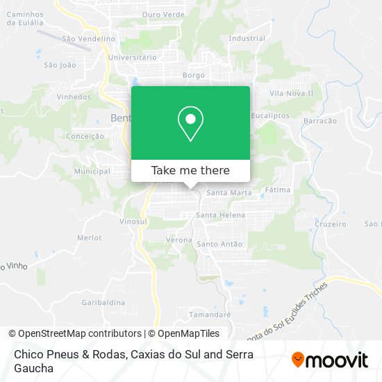 Chico Pneus & Rodas map