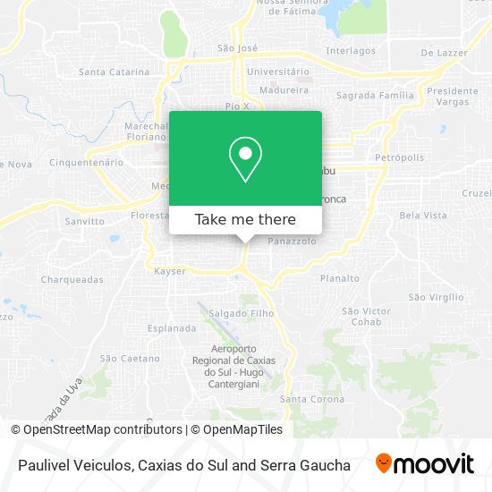 Paulivel Veiculos map