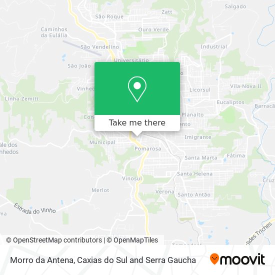 Morro da Antena map