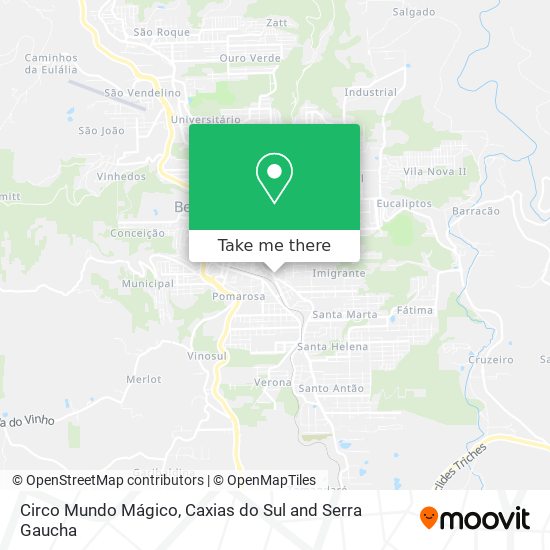 Circo Mundo Mágico map