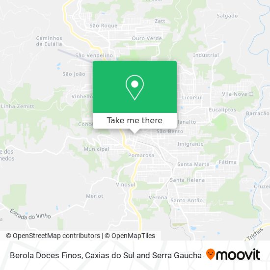 Berola Doces Finos map