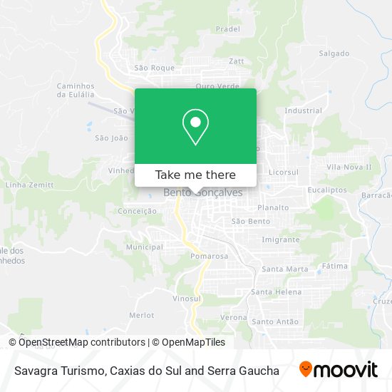 Savagra Turismo map
