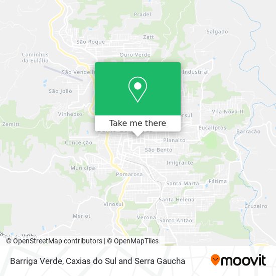 Barriga Verde map