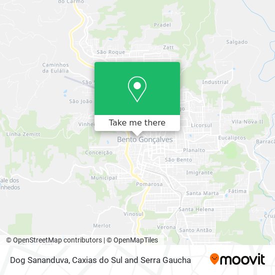 Dog Sananduva map