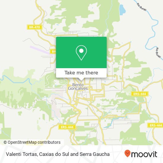 Mapa Valenti Tortas