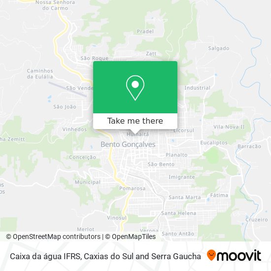 Caixa da água IFRS map