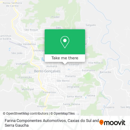 Farina Componentes Automotivos map