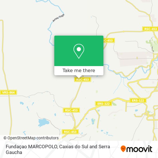 Fundaçao MARCOPOLO map