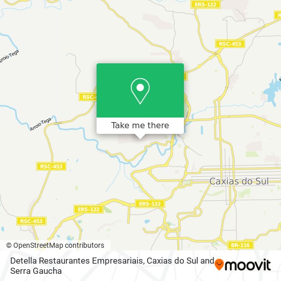 Detella Restaurantes Empresariais map