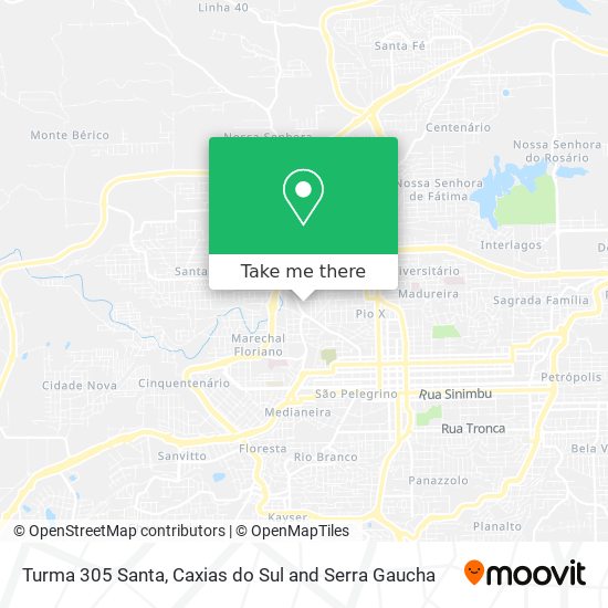 Turma 305 Santa map