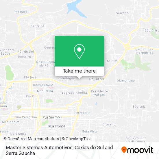 Master Sistemas Automotivos map