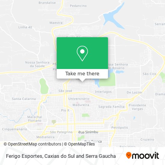 Ferigo Esportes map