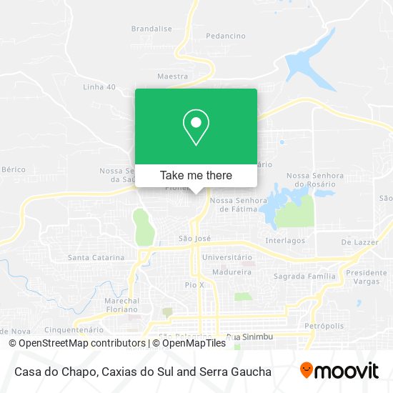 Casa do Chapo map