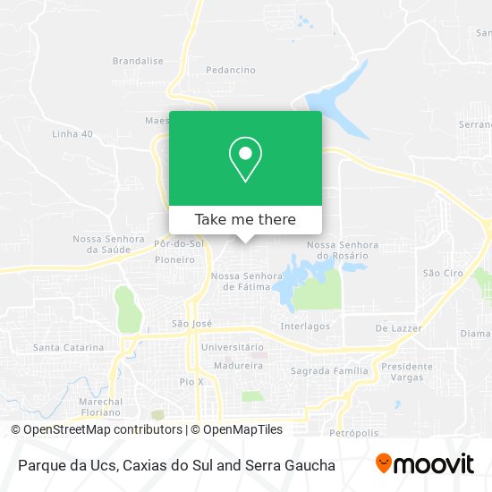 Parque da Ucs map