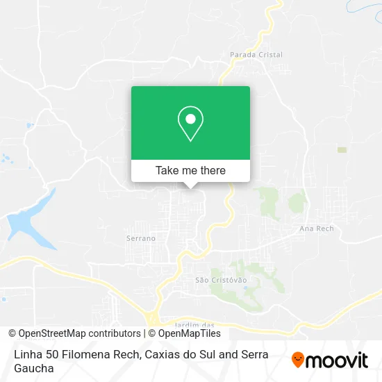 Mapa Linha 50 Filomena Rech