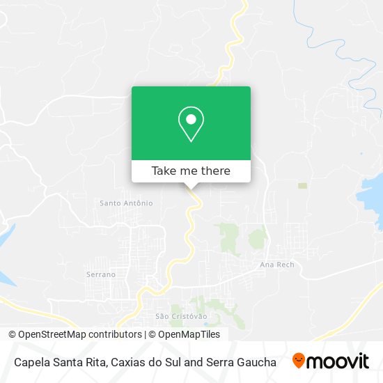 Capela Santa Rita map