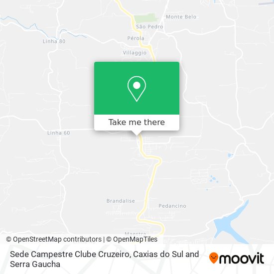 Sede Campestre Clube Cruzeiro map